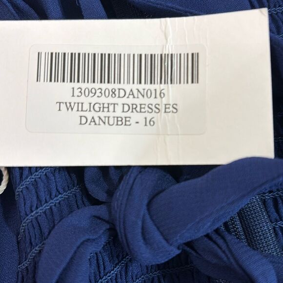 Reformation Twilight Dress Danube Size 16 NWT $278 - Picture 3 of 7